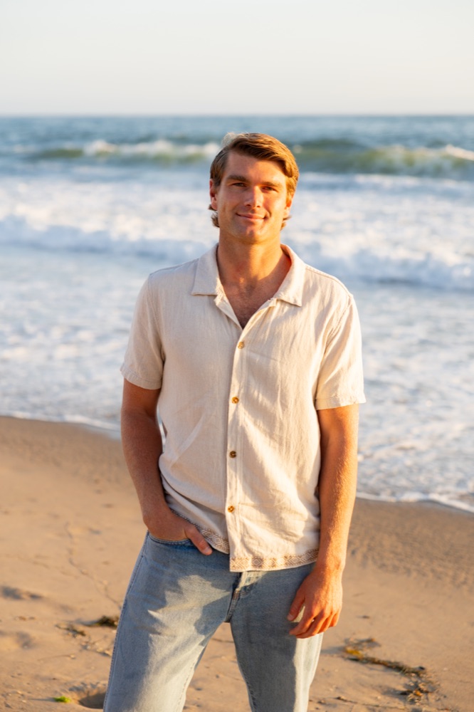 Jasper Rhodes on the beach