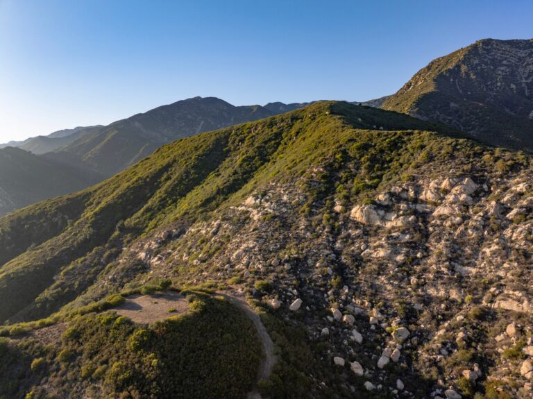 Ridge and canyon below the Santa Ynez Mountains
