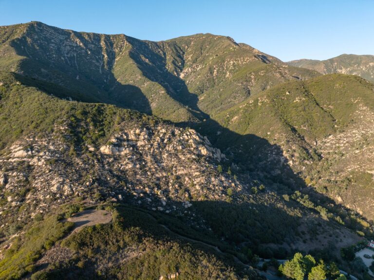 Canyon and mountain views across the property
