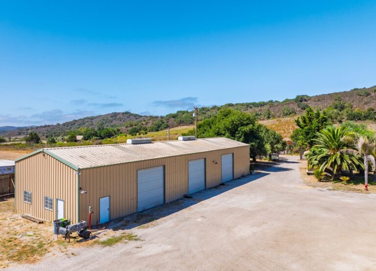 Large workshop building on the ranch